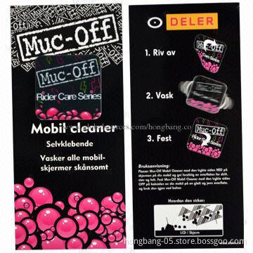 Adhesive Mobile Cleaner, Customized Logo Welcomed